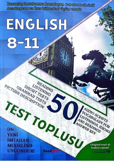 English 8-11 Test Toplusu