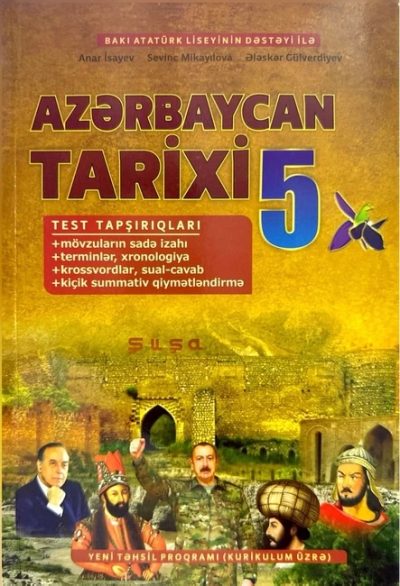 Azərbaycan Tarixi 5-ci sinif Test Tapşırıqları